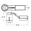 LEDQuant 2" Inch LED Remodel Recessed Housing Can with Driver for Ceiling Downlights, Dimmable, UL Listed, Energy Star, TP24 Connection, Non-IC Rated