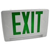 LIGHTPIPE LED EXIT SIGN, EMERGENCY LIGHT, DOUBLE FACE, BATTERY BACKUP, UL