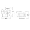 4 INCH ARCHITECTURAL LED RECESSED DOWNLIGHT KIT, COMMERCIAL GRADE, REFLECTOR TRIM AND FRAME, UL, ENERGY STAR