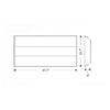 2X4 LED CENTER BASKET TROFFER WHITE 40W, 0-10V DIMMABLE, DLC PREMIUM