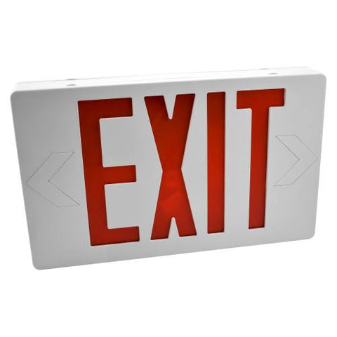 Easy Mount LED Exit Sign, Emergency Light, Double Face, UL