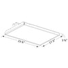 2FT Linear LED High Bay Light LED Shop Light Fixture 135W 18900lm 0-10V dimmable UL & DLC Premium 500W Fluorescent Equiv. Commercial Warehouse Light