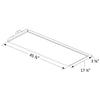 4FT Linear LED High Bay Light LED Shop Light Fixture 265W 37100lm 0-10V dimmable UL & DLC Premium 1000W Fluorescent Equiv. Commercial Warehouse Light