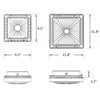 100W LED OUTDOOR CANOPY LIGHT, UL LISTED, DLC